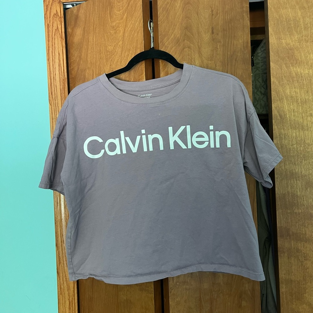 Calvin Klein Lavender Performance Tee